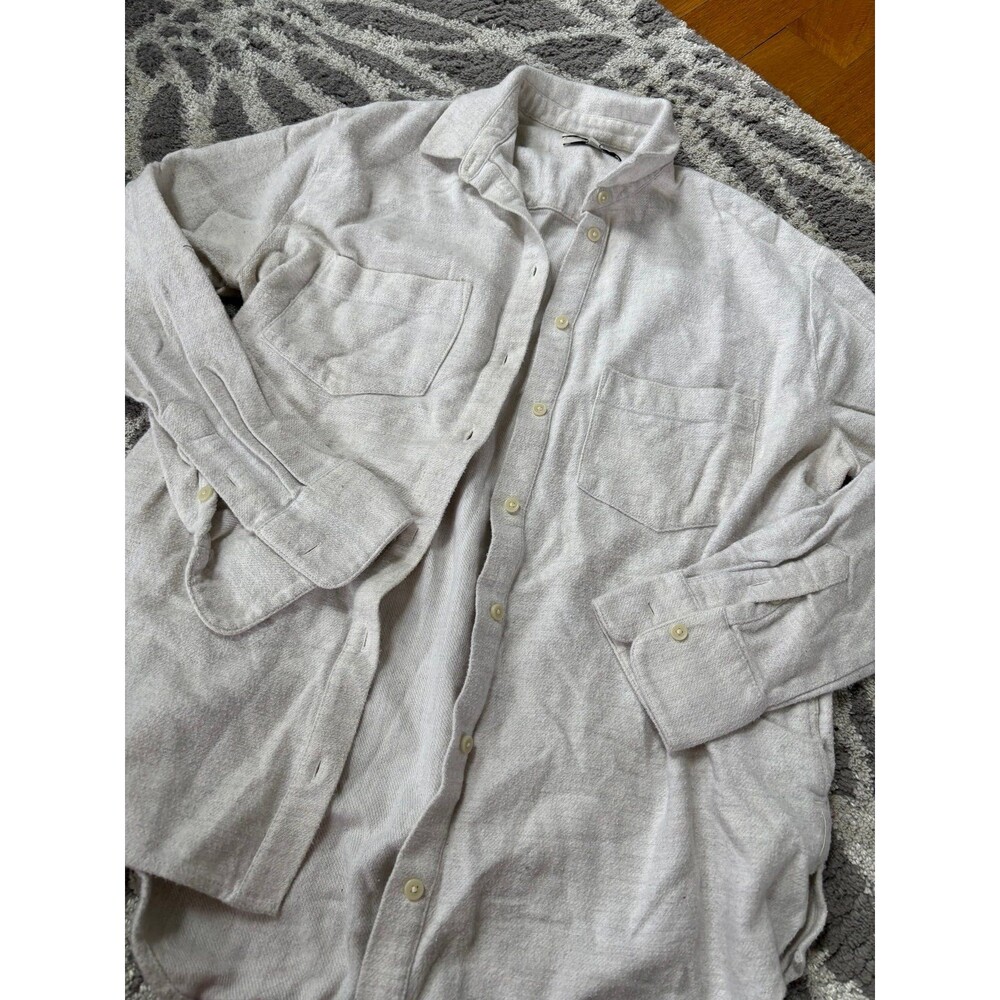 Off White Madewell Oversized Light Shacket